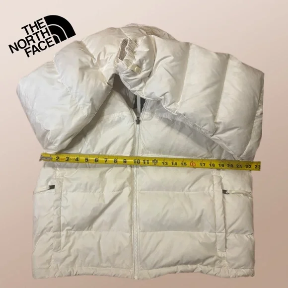 The North Face 2000 Retro Nuptse Puffer Down Jacket Gardenia White 700 Down XL - Picture 8 of 16
